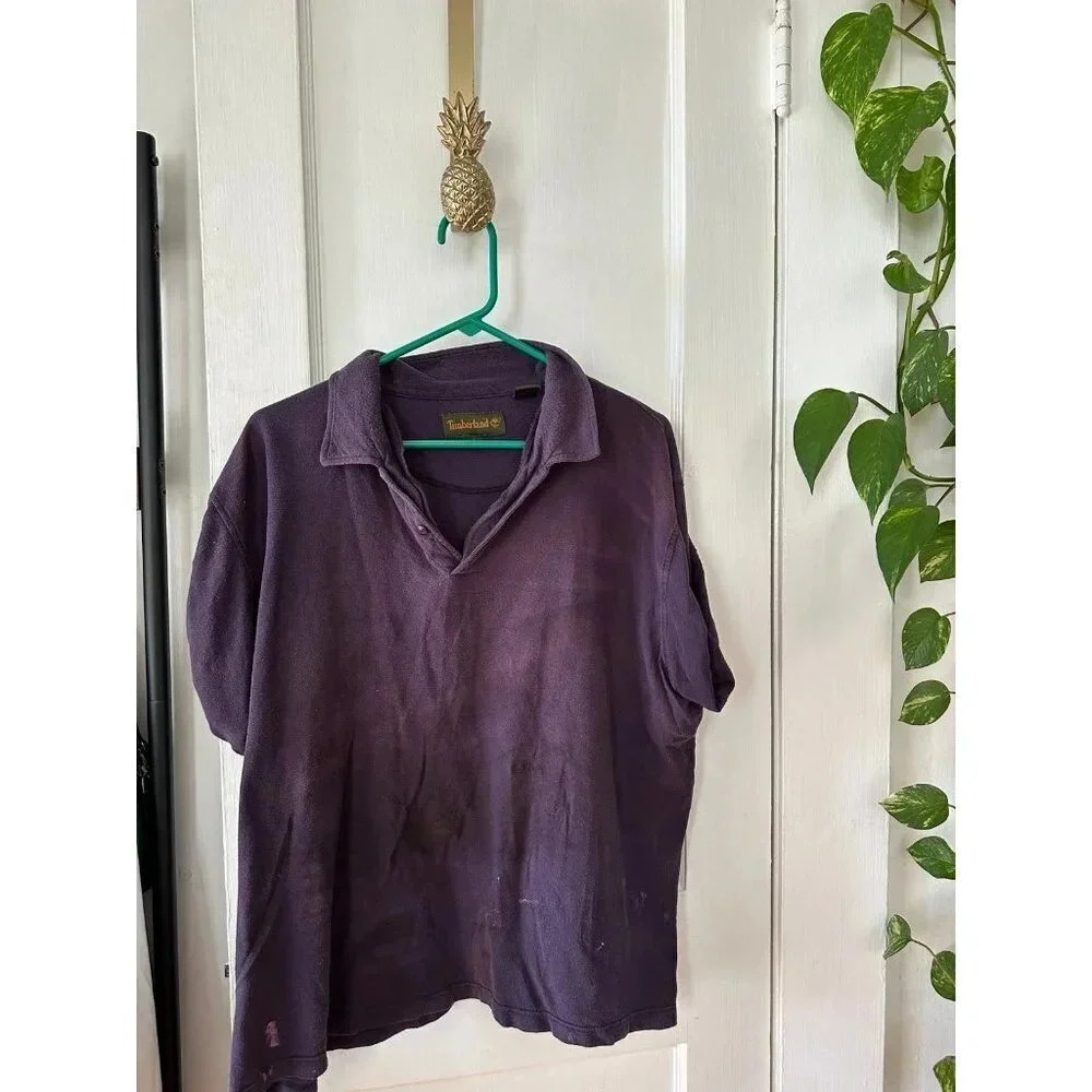 Timberland Men’s size large purple polo shirt